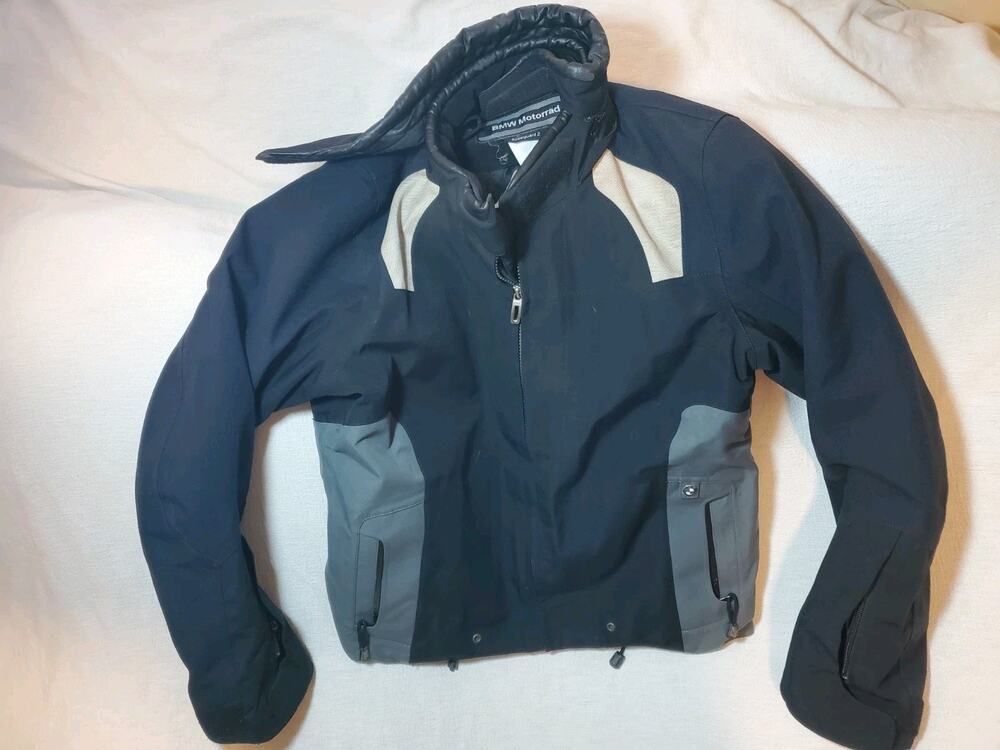 BMW Motorrad Streetguard 2 Men’s Motorcycle Jacket Padded- Size 42 Black & Gray